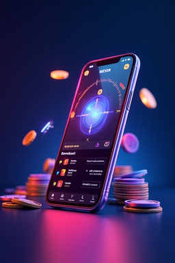 Smartphone con app casinò Don Bet